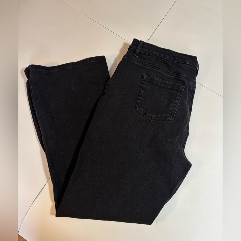 Diane Gilman DG2 Black Jeans Size 14